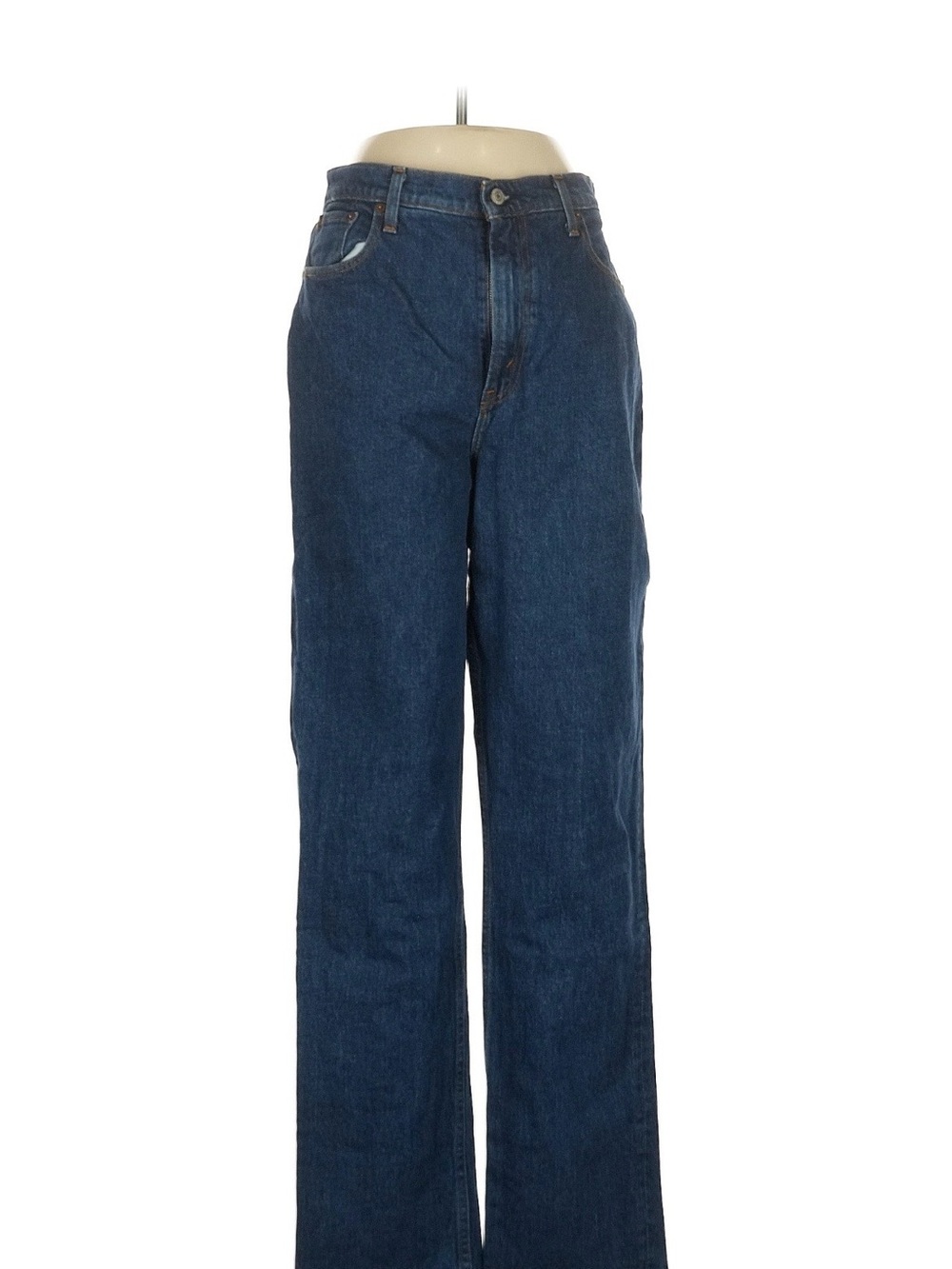 Abercrombie & Fitch Women’s Ultra High Rise Dark Wash Straight Leg Jeans
